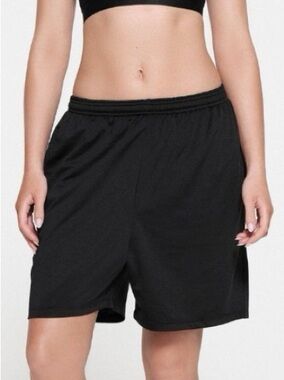 NWT SKIMS Track Mesh Oversized Shorts Onyx Black S BO-SHO-3524 The Apparel Shop